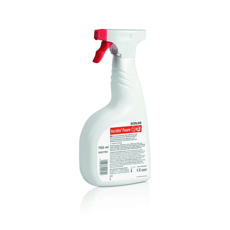 Ecolab Incidin Foam 750 ml- pianka do szybkiej dezynfekcji powierzchni