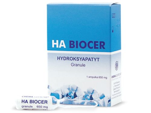 HA BIOCER hydroksyapatyt chema - syntetyczny materiał ceramiczny