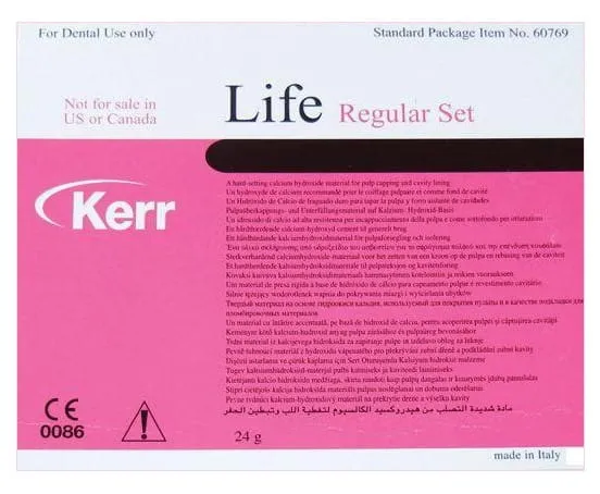 kerr life pokrycie miazgi i podklad