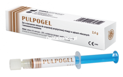 chema pulpogel do tamowania krwawienia i amputacji przyżyciowej miazgi