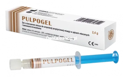chema pulpogel do tamowania krwawienia i amputacji przyżyciowej miazgi