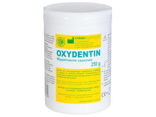 chema oxydentin opatrunek do leczenia kanalowego