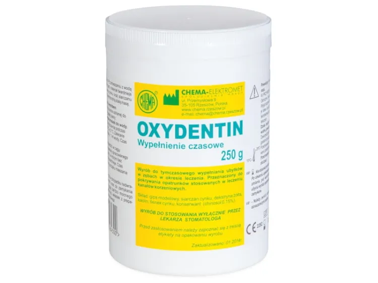 chema oxydentin opatrunek do leczenia kanalowego