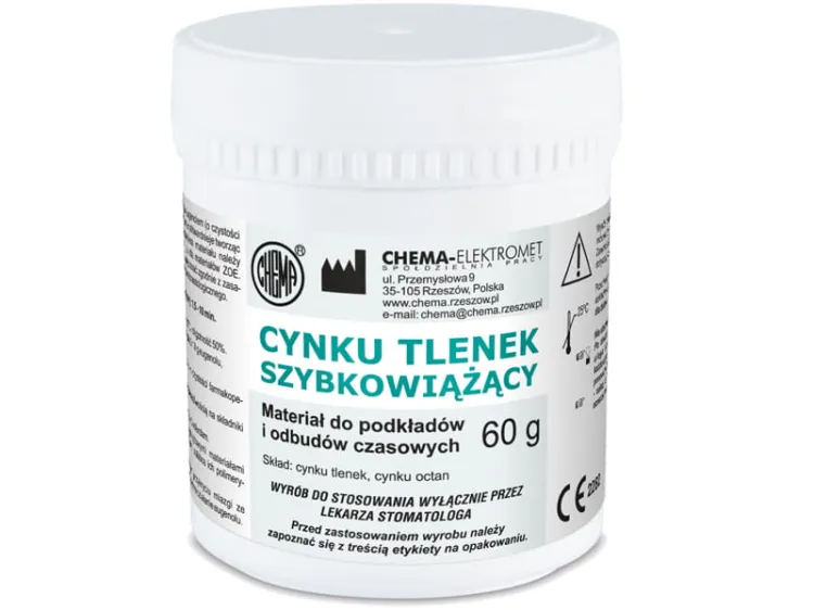 chema tlenek cynku szybkowiazacy