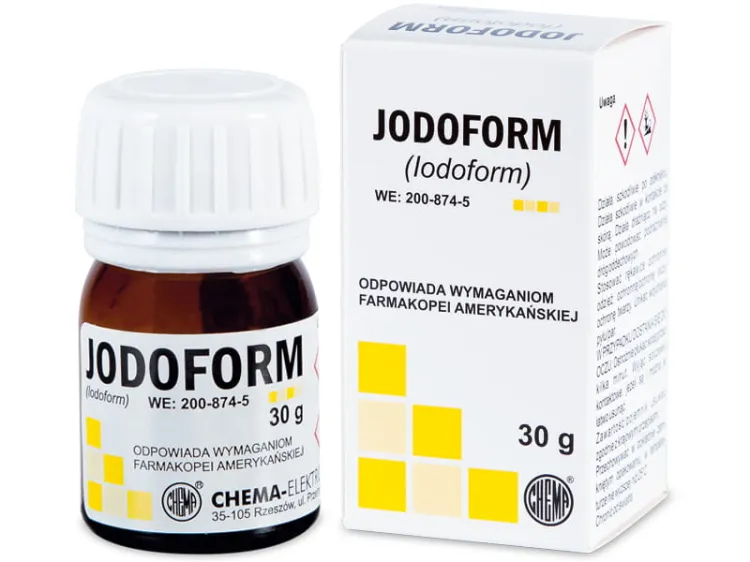 chema jodoform do leczenia kanalowego