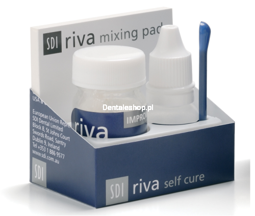 SDI Riva Self Cure Zestaw proszek 15g + płyn 8 g A3 - Odtwórczy materiał glasjonomerowy