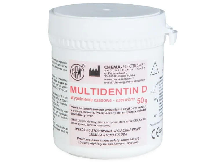 chema multidentin d do wypelnien tymczasowych