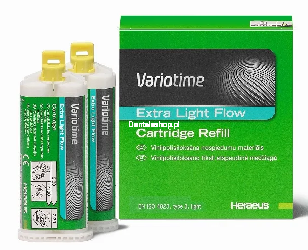 kulzer variotime extra light flow masa wyciskowa na sztuki